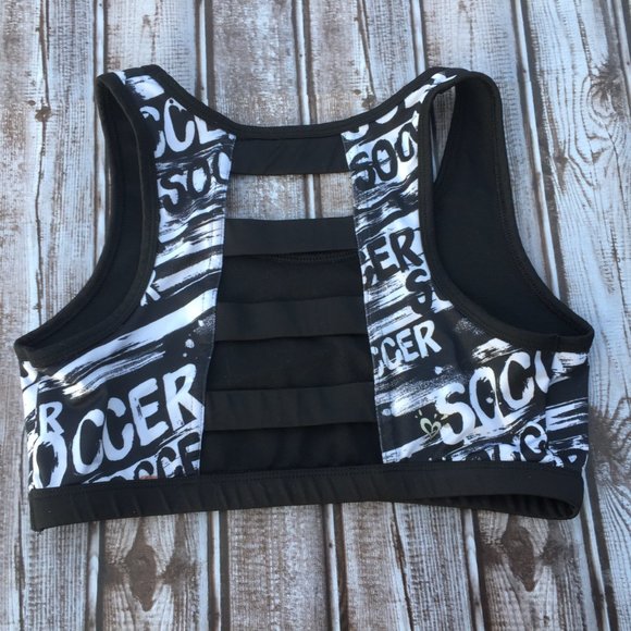 Justice girls sports bras size 36; lot of 2; soccer - Picture 6 of 11